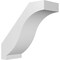 Ekena Millwork 5-in. W x 12-in. D x 12-in. H Baker Architectural Grade PVC Knee Brace BRCP05X12X12BKR - alternate 1
